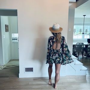 Backless romper size small